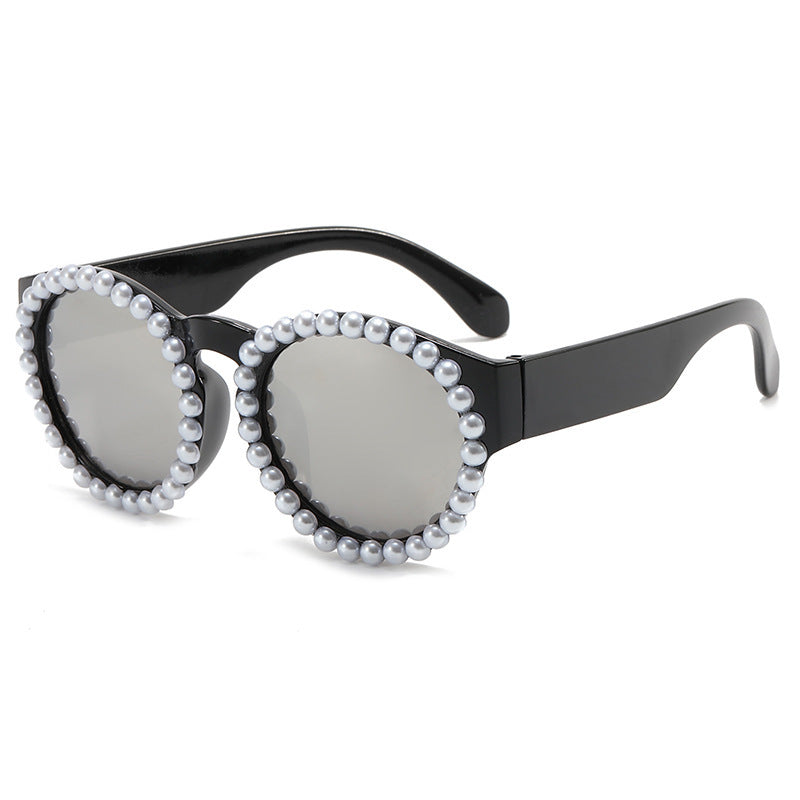 PC al por mayor 2023 Nuevas gafas de sol de encaje de triángulo de diamante